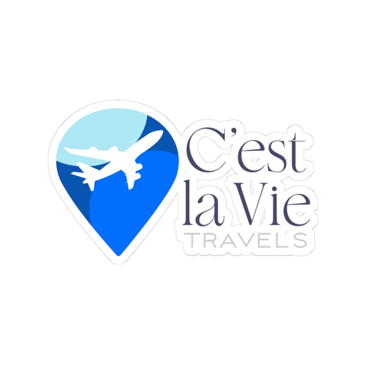 Adhesivo con logotipo — C'est la Vie Travels